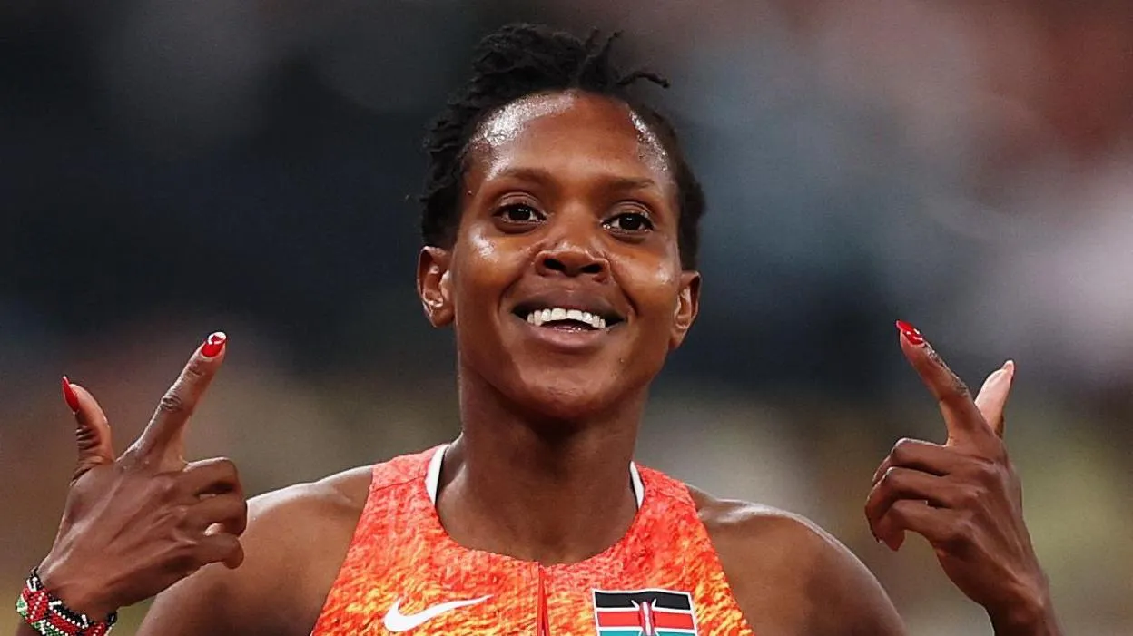 The Kenyan star secures unprecedented 4th global 1500m gold