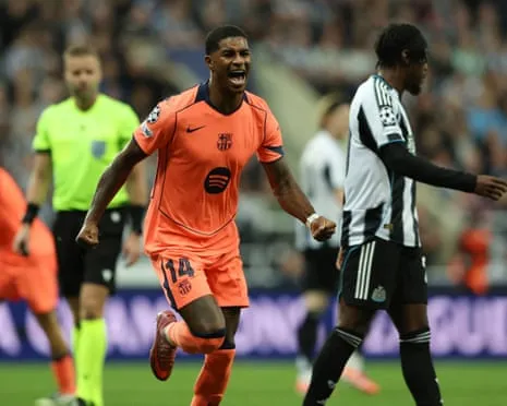 Rashford's Double Silences The Magpies' Party and Secures Barcelona's Triumph
