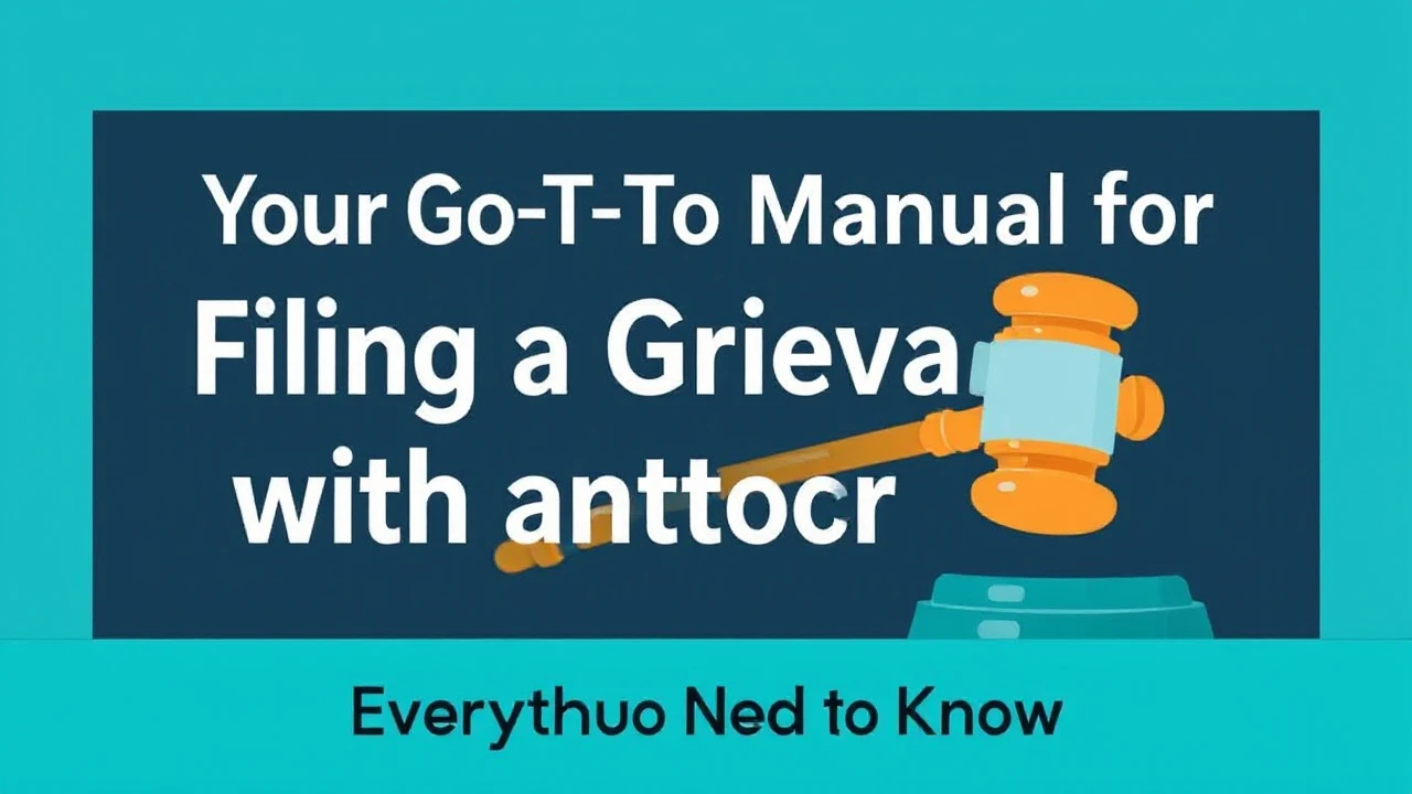 Your Go-To Manual for Filing a Grievance with an Attorney: Everything You Need to Know