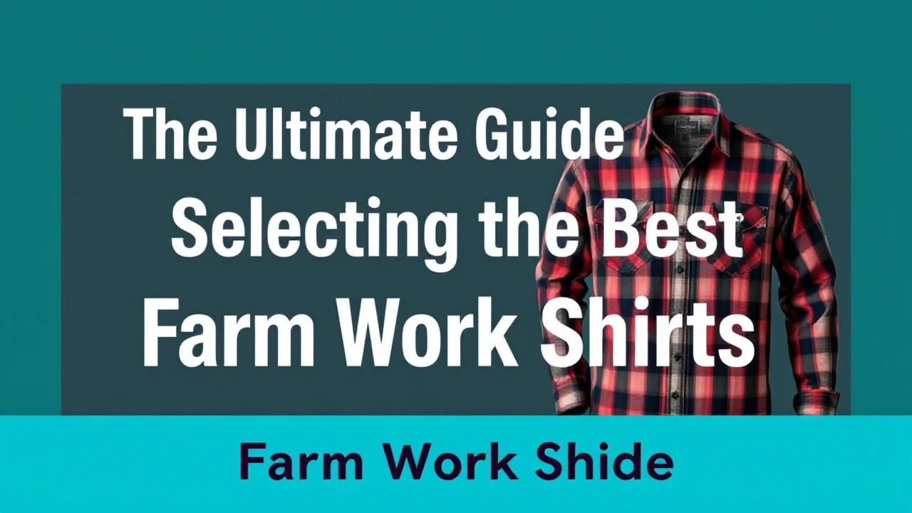 The Ultimate Guide to Selecting the Best Farm Work Shirts
