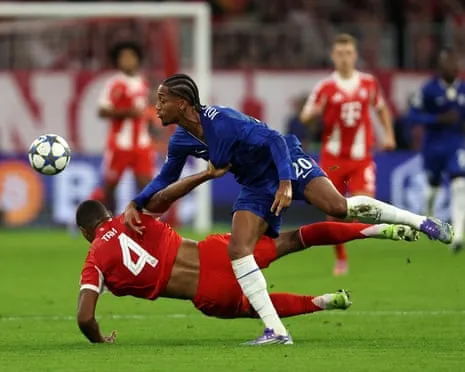 Chelsea's manager explodes as the German giants center-back Tah avoids dismissal in Champions League defeat